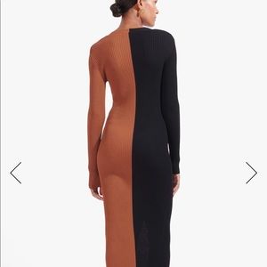 Staud shoko sweater tan black